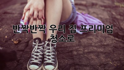 ✨ 반짝반짝 우리 집, 프리미엄 청소로 ✨