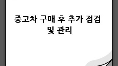 중고차 안전하게 사는 완벽 가이드